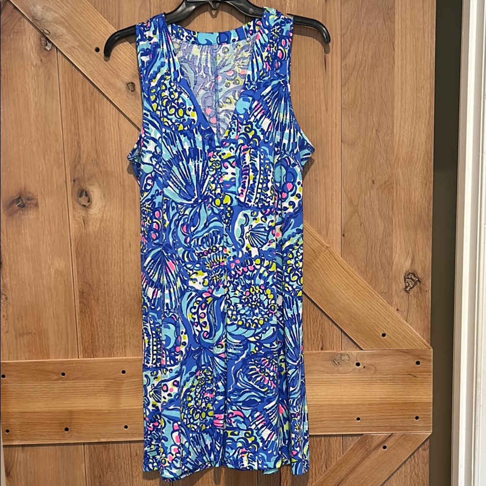 Lilly Pulitzer Blue Sleeveless Dress